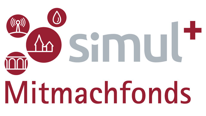 Schriftzug mit Icons