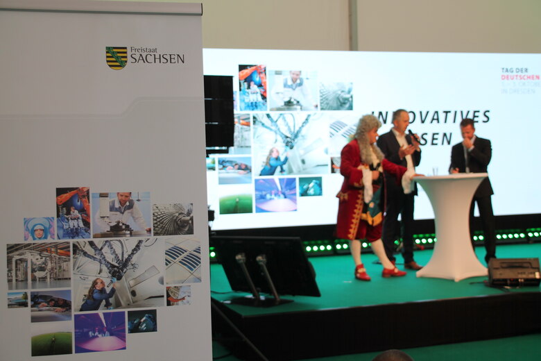 Lautete an allen drei Tagen das Motto »Innovatives Sachsen«.